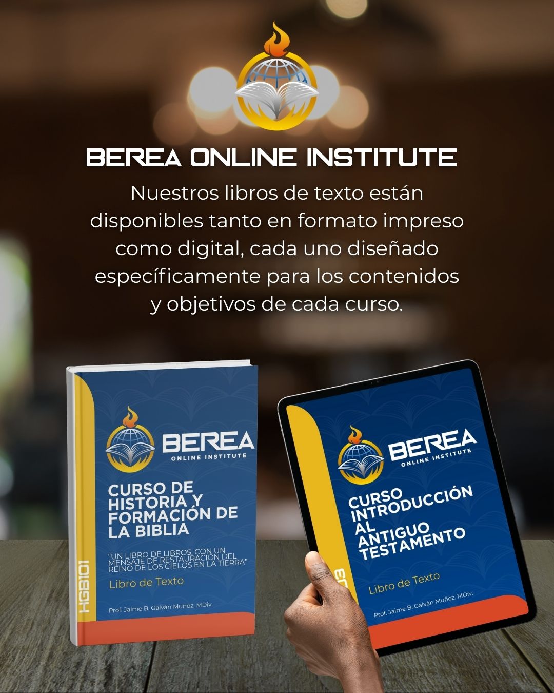 Tus libros de texto Berea: de material de curso a biblioteca personal para toda la vida